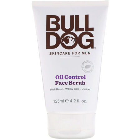 Bulldog Skincare For Men, Esfoliante Facial para Controle de Oleosidade, 4,2 fl oz (125 ml)