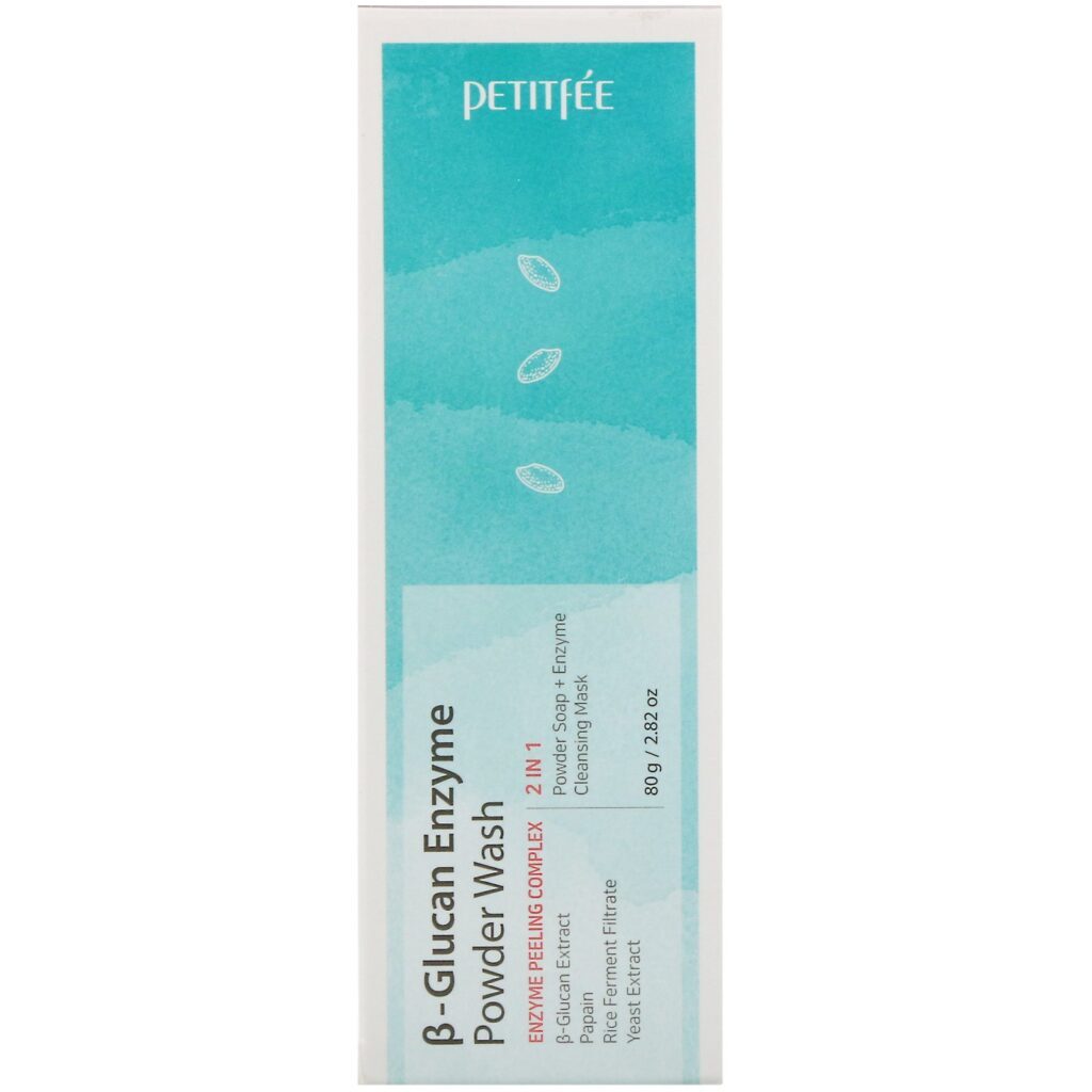 Petitfee, B-Glucan Enzyme Powder Wash, 80 g (2,82 oz) - Imagem 2