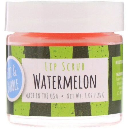 Fizz & Bubble, Esfoliante labial, Watermelon, 1 oz (21 g)