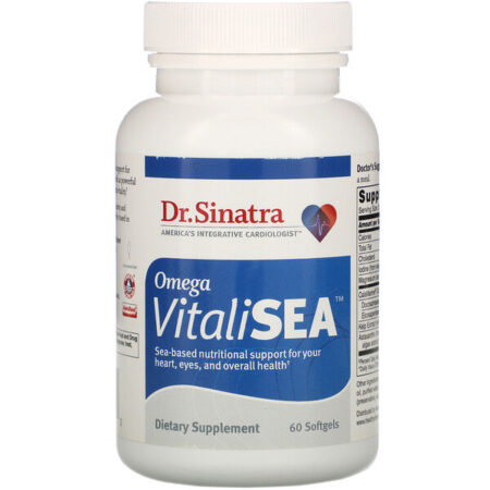 Dr. Sinatra, Omega VitaliSEA, 60 Softgels