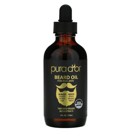 Pura D'or, Beard Oil, 4 fl oz (118 ml)