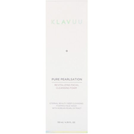 KLAVUU, Pure Pearlsation, Revitalizing Facial Cleansing Foam, 4.39 fl oz (130 ml) - Image 2