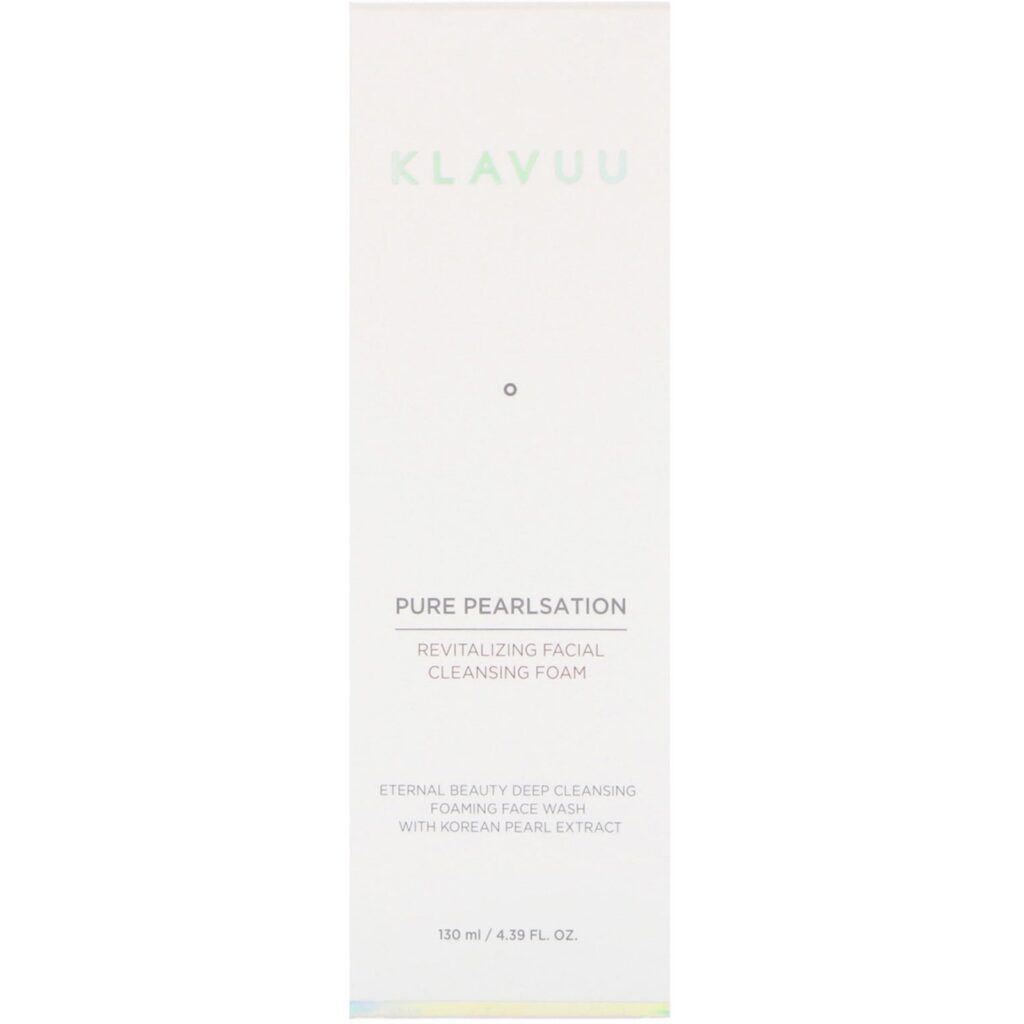 KLAVUU, Pure Pearlsation, Revitalizing Facial Cleansing Foam, 4.39 fl oz (130 ml) - Imagem 2