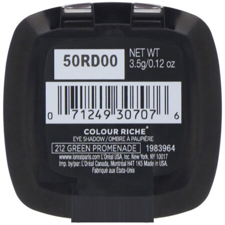 L'Oreal, Sombra Color Riche, 212 Passeio verde, 3,5 g - Image 3