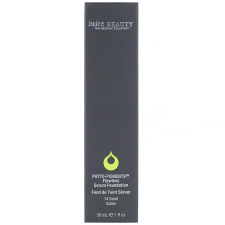 Juice Beauty, Phyto-Pigments, Flawless Serum Foundation, 14 Sand , 1 fl oz (30 ml) - Image 2