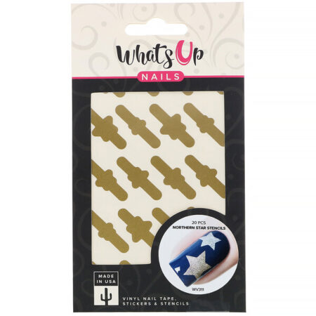 Whats Up Nails, Stencils da Estrela do Norte, 20 Unidades