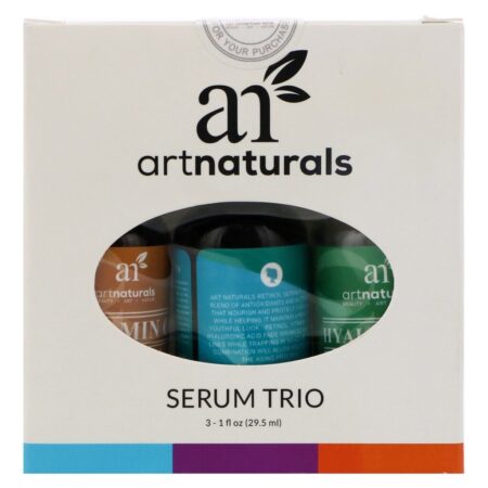 Artnaturals, Serum Trio Set, Anti-Aging, 3 Serums, 1 fl oz (29.5 ml) Each — foto 2 Artnaturals, Serum Trio Set, Anti-Aging, 3 Serums, 1 fl oz (29.5 ml) Each — foto 2