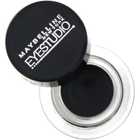 Maybelline, Eye Studio, Lasting Drama, delineador em gel, Blackest Black, 3 g