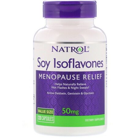 Natrol, Isoflavonas de soja, 50 mg, 120 Cápsulas