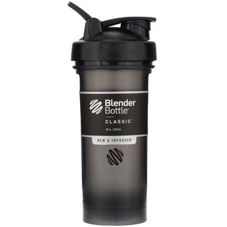 Blender Bottle, Classic With Loop, Black, 28 oz (828 ml)