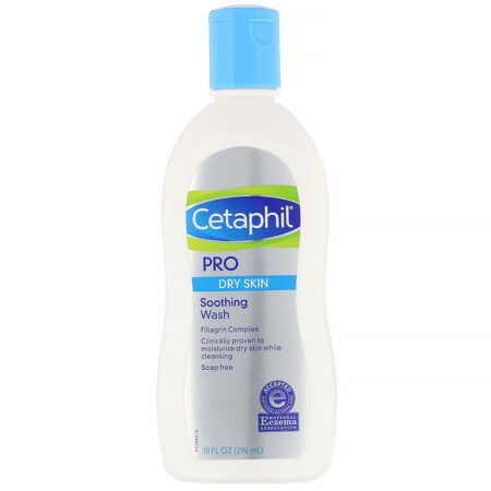 Cetaphil, Pro, Limpador calmante, pele seca, 296 ml