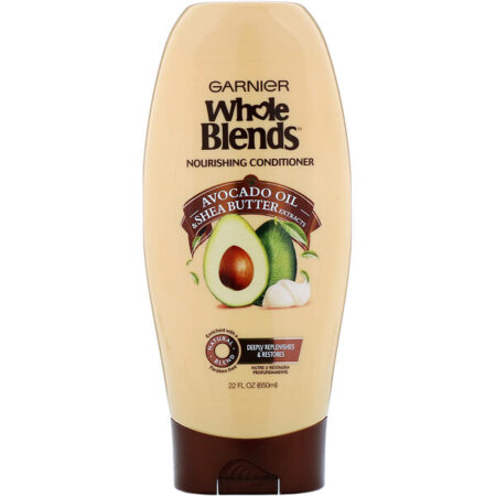 Garnier, Whole Blends, condicionador nutritivo óleo de abacate e manteiga de karité, 650 ml