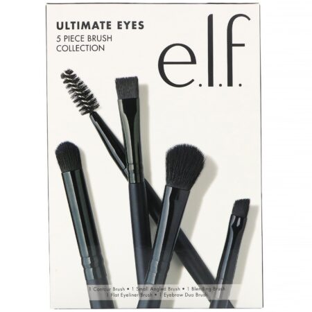 E.L.F., Kit para os olhos impecável, coleção de pincéis com 5 peças - Image 2