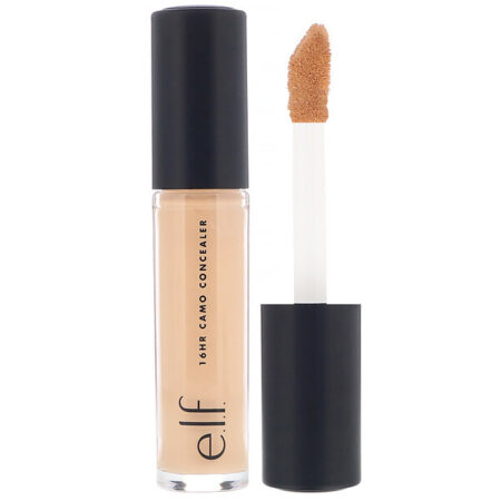 E.L.F., Corretivo 16HR Camo Concealer, Bege Médio, 6 ml (0,203 fl oz)