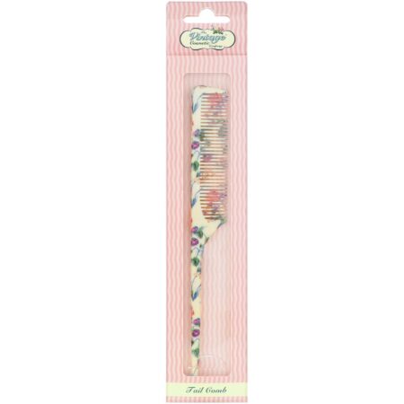 The Vintage Cosmetic Co., Tail Comb, Fabulously Floral, 1 Count - Image 2