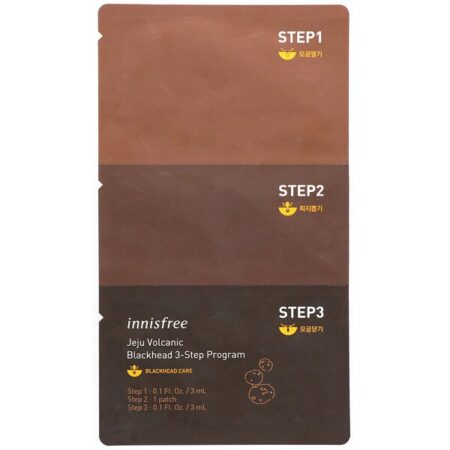 Innisfree, Jeju Volcanic Blackhead 3-Step Program, 1 Set