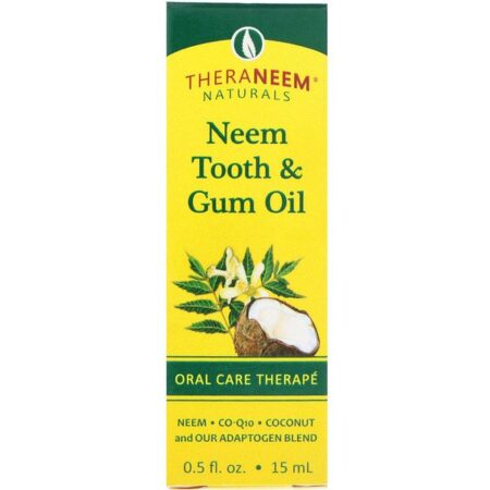 Organix South, TheraNeem Naturals, Óleo de Nim para Dentes e Gengiva, Terapia de Cuidados Orais, 15 ml