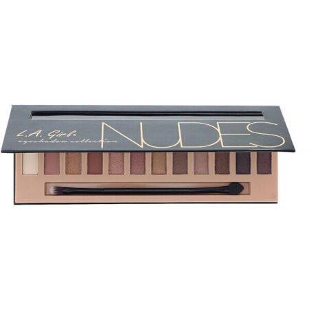 L.A. Girl, Paleta de sombra de tons nude, Beauty Brick, 12 g