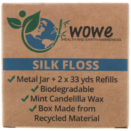 Wowe, Silk Floss, Metal Jar + 2 Refills