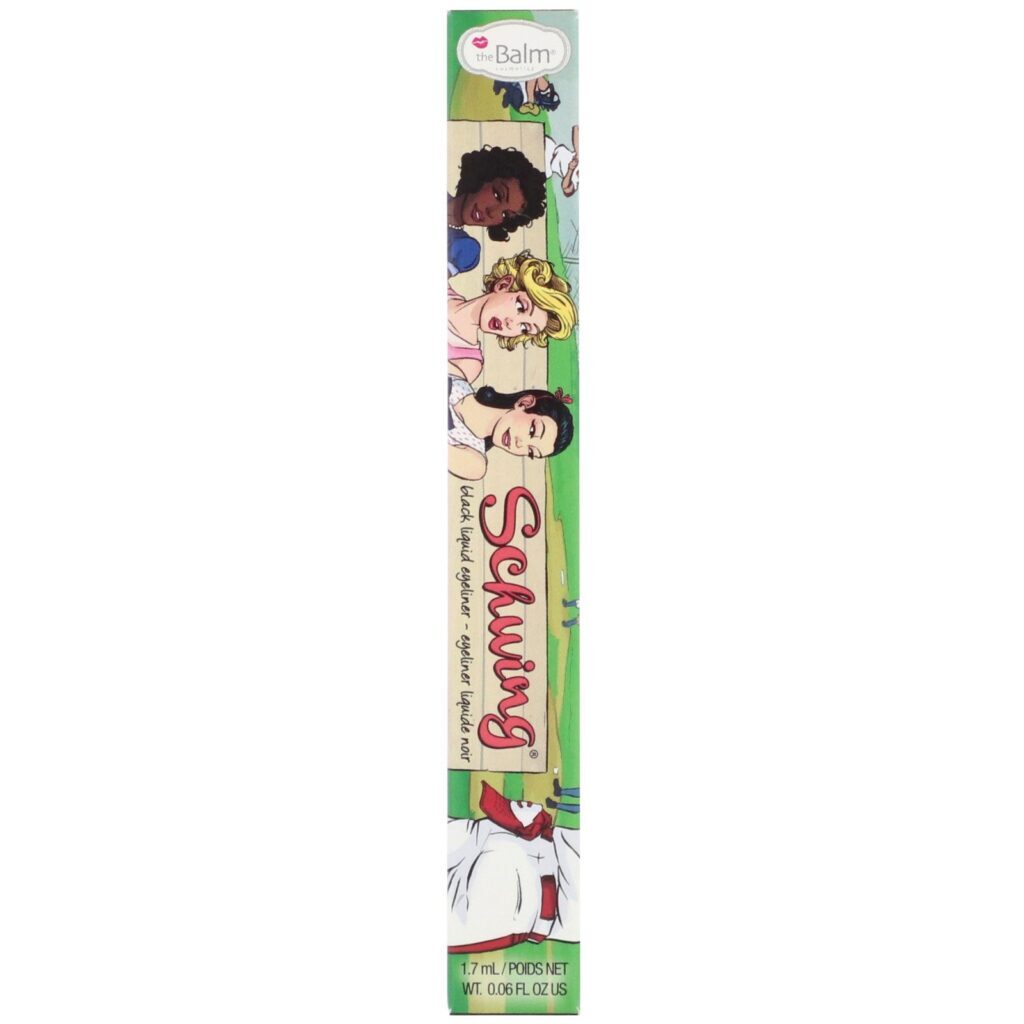 theBalm Cosmetics, Schwing, Liquid Eyeliner, Black, 0.06 fl oz (1.7 ml) - Imagem 2