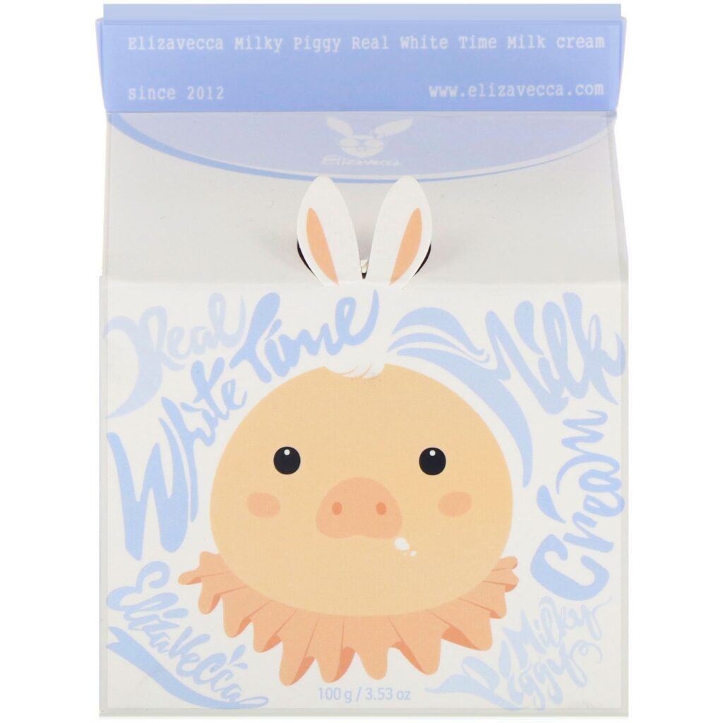 Elizavecca, Milky Piggy, Real White Time Milk Cream, 100 g (3,53 oz) - Imagem 2