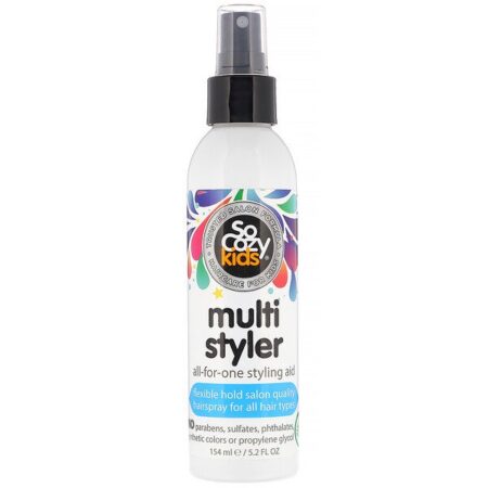 SoCozy, Kids, Multi Styler, Assistente de modelagem tudo em um só produto, para todos os tipos de cabelo, 154 ml