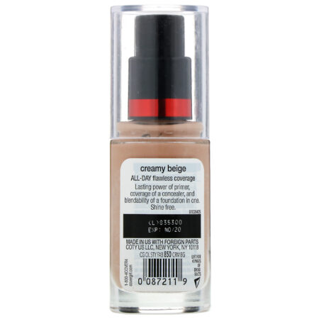 Covergirl, Outlast All-Day Stay Fabulous, Base 3 em 1, 850 Bege creme, 1 fl oz (30 ml) - Image 2