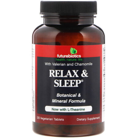 FutureBiotics, Relax & Sleep (Relaxe e Durma), 120 Comprimidos Vegetarianos