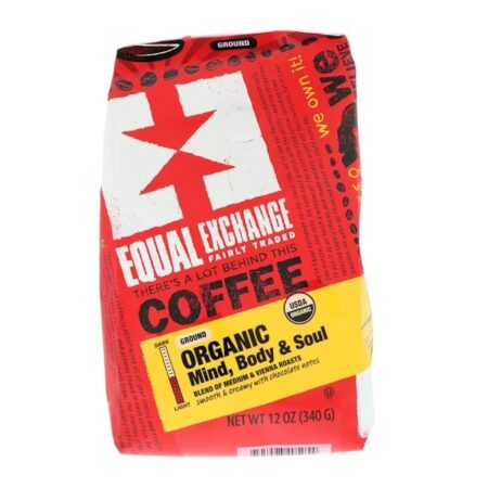 Equal Exchange, Orgânico, Café, mente, corpo e alma, moído, 12 onças (340 g)