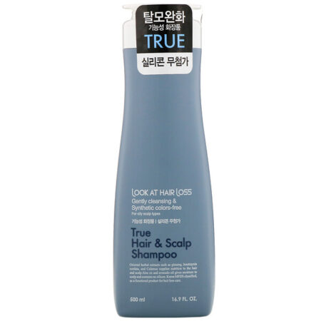 Doori Cosmetics, Look At Hair Loss, Verdadeiro shampoo para o cabelo e couro cabeludo, 500 ml