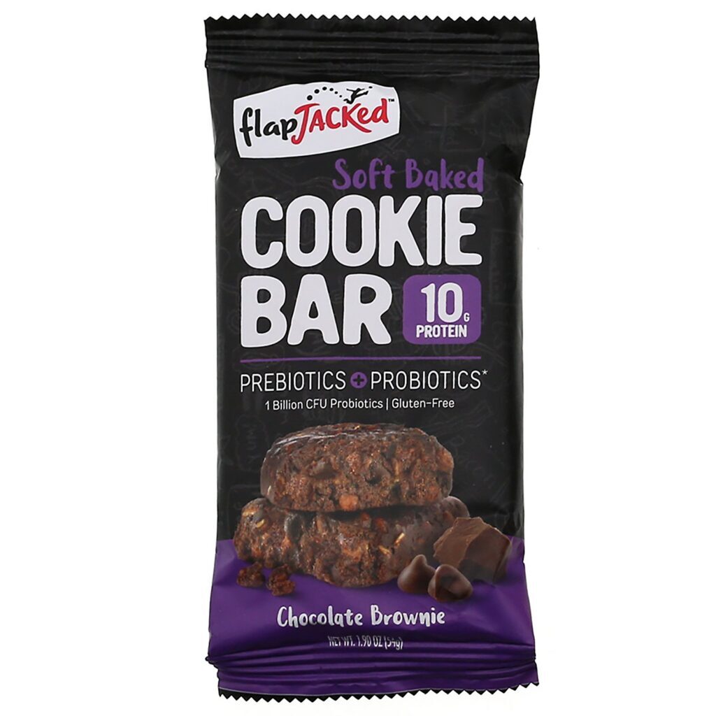 FlapJacked, Biscoitos levemente assados, Brownie de Chocolate, 12 Barras, 1,90 oz (54 g) cada - Imagem 4