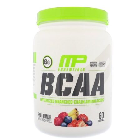 MusclePharm, BCAA Essenciais, Ponche de Frutas, 516 g (1,14 lbs)