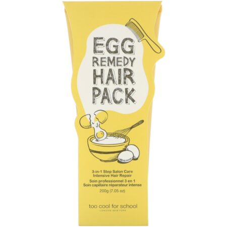 Too Cool for School, Egg Remedy Hair Pack, 7.05 oz (200 g) - Image 2