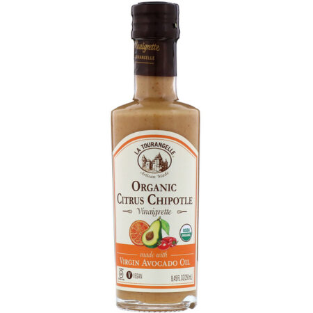 La Tourangelle, Vinagrete Orgânico, Citrus e Chipotle, 8,45 fl oz (250 ml)