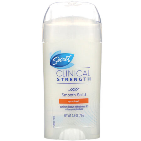 Secret, Clinical Strength, Antiperspirant/Deodorant, Soft Solid, Sport Fresh, 2.6 oz (73 g)