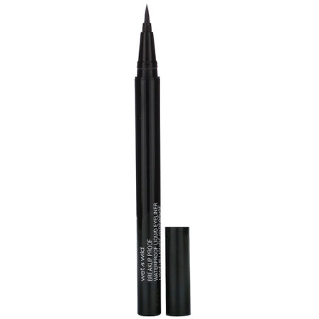 Wet n Wild, Breakup Proof Waterproof Liquid Eyeliner, Ultra Black, 0.03 fl oz (0.9 ml)