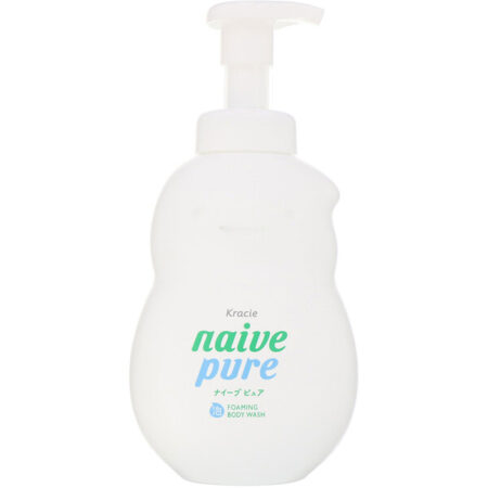 Kracie, Naive, Sabonete Líquido Corporal Espumante, 550 ml (18,6 fl oz)