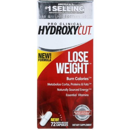 Hydroxycut, Pro Clinical Hydroxycut, Perca Peso, 72 Cápsulas de Liberação Rápida