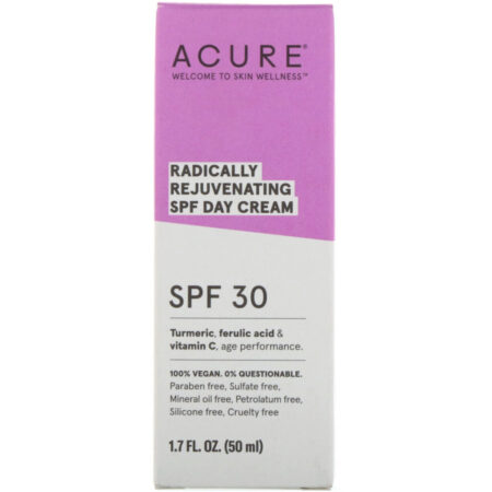 Acure, Radically Rejuvenating, Day Cream, SPF 30, 1.7 fl oz (50 ml) - Imagem 2