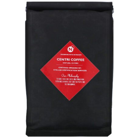 Cafe Altura, Organic Centri Coffee, House Blend, Medium Roast, Whole Bean, Caramel + Almond, 12 oz (340 g) - Image 2