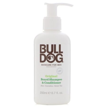 Bulldog Skincare For Men, Shampoo de Barba Original e Condicionador, 200 ml