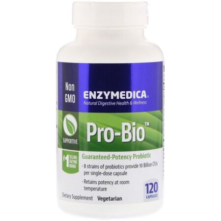 Enzymedica, Pro-Bio, Probiótico de Potência Garantida, 120 Cápsulas