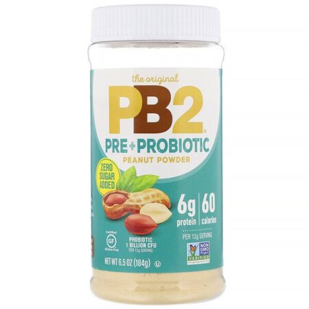 PB2 Foods, The Original PB2, Pó de Amendoim Pre+Probiótico, 184 g (6,5 oz)