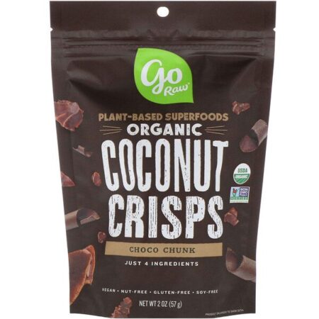 Go Raw, Orgânico, Chips de Coco, Pedaços de Chocolate, 57 g (2 oz)