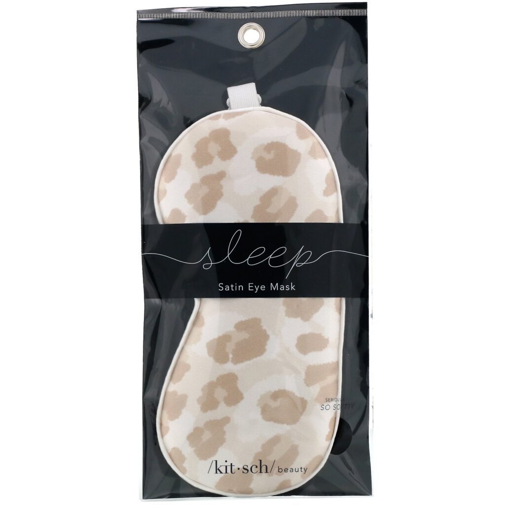 Kitsch, Máscara de Cetim para Olhos, Leopardo, 1 Máscara para Olhos - Imagem 2