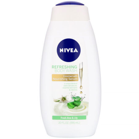 Nivea, Sabonete Líquido Corporal Refrescante, Babosa e Lírio Frescos, 591 ml (20 fl oz)