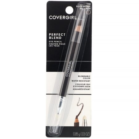 Covergirl, Perfect Blend, Lápis de olho, 110 Preto amarronzado, 0,85 g - Image 2