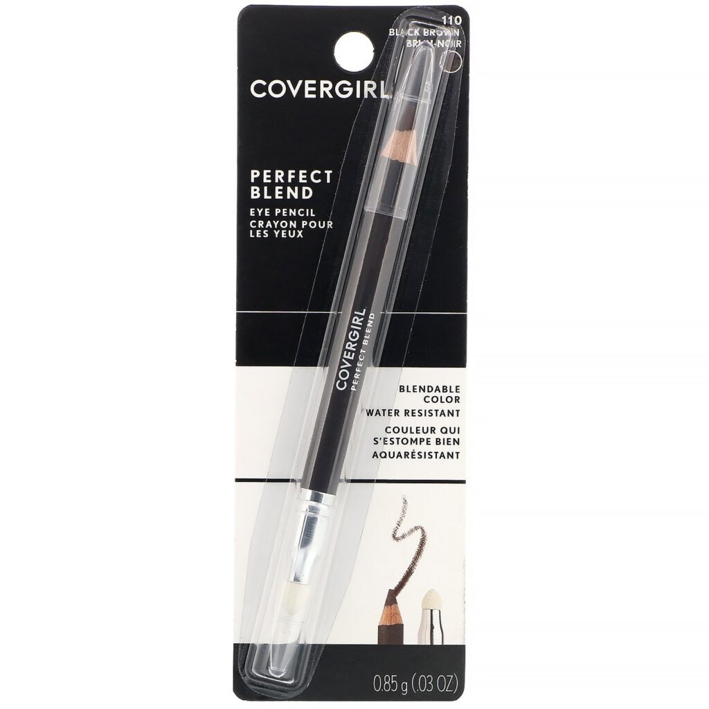 Covergirl, Perfect Blend, Lápis de olho, 110 Preto amarronzado, 0,85 g - Imagem 2