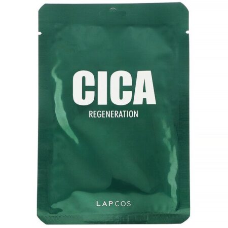 Lapcos, Máscara Asiática Cica, Regeneração, 1 Máscara, 30 ml (1,01 fl oz)