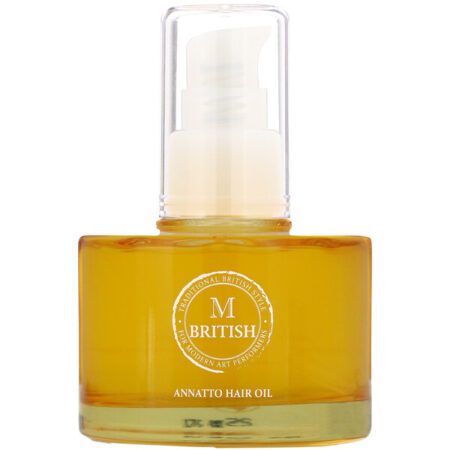 British M, Annatto Hair Oil, 2.36 fl oz (70 ml)